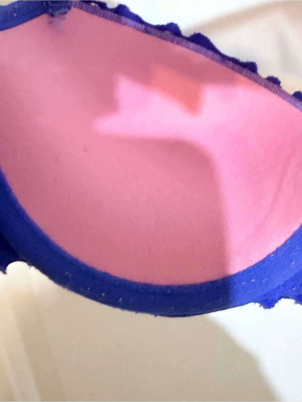 PINK Victoria's Secret Royal Blue Lace Push-Up Bra - Picture 8 of 8